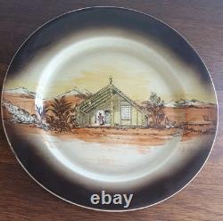 A. J WILKINSON Staffordshire Maori Homeland Series New Zealand Plate J. A. Crisp