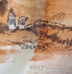 A. J WILKINSON Staffordshire Maori Homeland Series New Zealand Plate J. A. Crisp