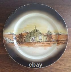 A. J WILKINSON Staffordshire Maori Homeland Series New Zealand Plate J. A. Crisp