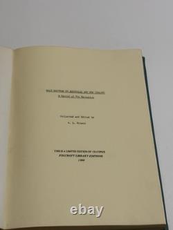A. L. McLeod WALT WHITMAN IN AUSTRALIA AND NEW ZEALAND 1st Ed RARE 1964