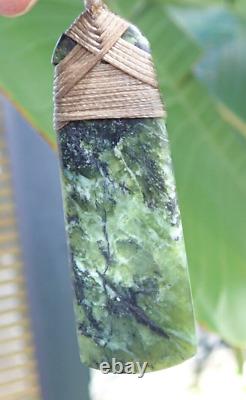 A Mcgregor Rare Nz Pounamu Greenstone Nephrite Douglas Creek Jade Maori Hei Toki
