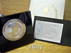 A New Zealand 2015 Longest Reigning Monarch Rotating 1oz Silver Gold Proof Coin