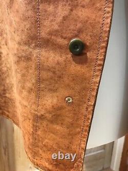 A Scarce WW II New Zealand Army Leather Waistcoat dated 1944