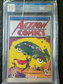 Action Comics #1 CGC 10.0 35 Grams Silver Foil 2018 DC Superman First Release