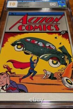 Action Comics #1 CGC 10.0 35 Grams Silver Foil 2018 DC Superman First Release