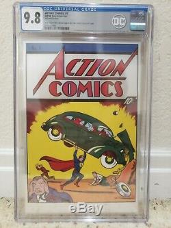 Action Comics #1 Silver Foil 9.8 CGC New Zealand Mint. 999 Fine Silver