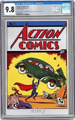 Action Comics Silver Foil Replica Cover New Zealand Mint #1 CGC 9.8 2018
