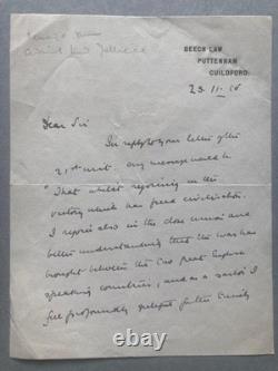 Admiral John Jellicoe, Jutland, Governor of New Zealand, SIGNED letter, 1918