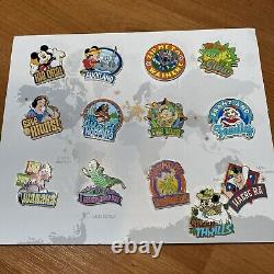 Adventures by Disney-New Zealand Pins Complete Set Of 13 Pins