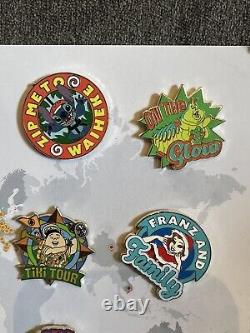 Adventures by Disney Pin Set New Zealand Itinerary Rare Complete