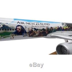 Air New Zealand Boeing 777-300 Hobbit Desk Display 1/152 Wood Model PM Airplane