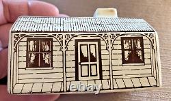 Air New Zealand Empty Mini Liqueur Bottle 1985 Puriri Cottage Porcelain Cork 3.5