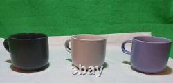 Air New Zealand Set Of 3 Coffe Cups 3 Diferent Colors