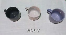 Air New Zealand Set Of 3 Coffe Cups 3 Diferent Colors