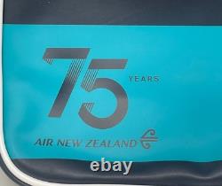 Air New Zealand Turquoise 75th Anniversary Promotional Bag Airline Shoulder RARE