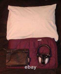 Air new Zealand set business class Blanket, pillow c, amenity kit and Headphones