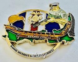 Amazing USMC Marine Security Guard Det Challenge Coin Wellington, New Zealand