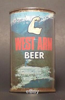 Amazingly Graphic West Arm Flat Top Beer Can from Auckland, New Zealand