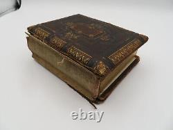 Antique Leather Photo Album 24 Portrait Photos Dunedin Christchurch New Zealand
