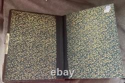 Antique Leather Photo Album 39 Photos, Glasgow, Dunedin, Christchurch New Zealand