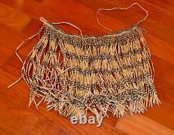 Antique Vintage New Zealand Maori Piu Piu Ceremonial Skirt Flax Grass Hand Made