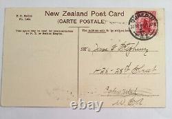 Antique Vintage Postcard A Haka for a Penny New Zealand Children Dance Post Card