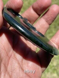 Arahura JADE New Zealand Greenstone Pounamu NEPHRITE Dean's BIG 2 TONE KOROPEPE