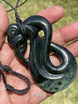 Arahura JADE New Zealand Greenstone Pounamu NEPHRITE Dean's BIG MANAIA CROSSOVER