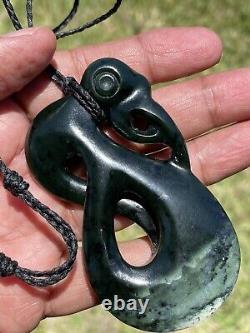 Arahura JADE New Zealand Greenstone Pounamu NEPHRITE Dean's BIG MANAIA CROSSOVER