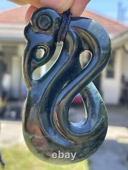 Arahura JADE New Zealand Greenstone Pounamu NEPHRITE Dean's BIG MANAIA CROSSOVER