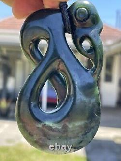 Arahura JADE New Zealand Greenstone Pounamu NEPHRITE Dean's BIG MANAIA CROSSOVER