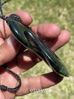 Arahura JADE New Zealand Greenstone Pounamu NEPHRITE Dean's BIG MANAIA CROSSOVER