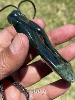 Arahura JADE New Zealand Greenstone Pounamu NEPHRITE Dean's BIG MANAIA CROSSOVER