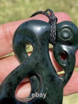 Arahura JADE New Zealand Greenstone Pounamu NEPHRITE Dean's BIG MANAIA CROSSOVER