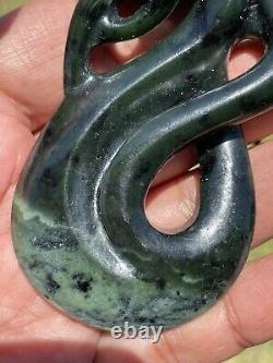 Arahura JADE New Zealand Greenstone Pounamu NEPHRITE Dean's BIG MANAIA CROSSOVER