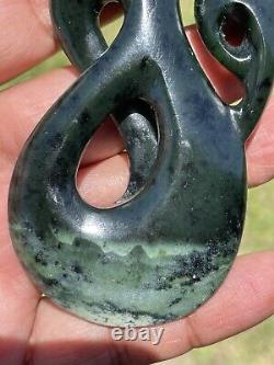 Arahura JADE New Zealand Greenstone Pounamu NEPHRITE Dean's BIG MANAIA CROSSOVER