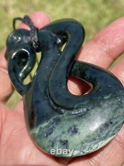 Arahura JADE New Zealand Greenstone Pounamu NEPHRITE Dean's BIG MANAIA CROSSOVER