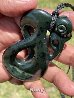 Arahura JADE New Zealand Greenstone Pounamu NEPHRITE Dean's BIG MANAIA CROSSOVER