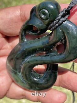 Arahura JADE New Zealand Greenstone Pounamu NEPHRITE Dean's BIG MANAIA CROSSOVER