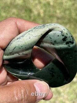 Arahura JADE New Zealand Greenstone Pounamu NEPHRITE Dean's BIG MOBIUS RIBBON