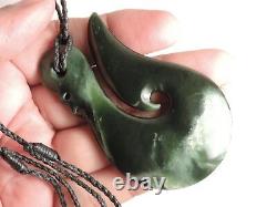 Arahura JADE New Zealand Greenstone Pounamu NEPHRITE Dean's UNIQUE MANAIA HOOK