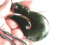 Arahura JADE New Zealand Greenstone Pounamu NEPHRITE Dean's UNIQUE MANAIA HOOK