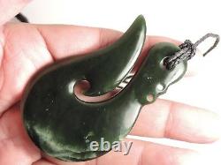 Arahura JADE New Zealand Greenstone Pounamu NEPHRITE Dean's UNIQUE MANAIA HOOK