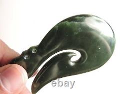 Arahura JADE New Zealand Greenstone Pounamu NEPHRITE Dean's UNIQUE MANAIA HOOK