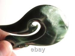 Arahura JADE New Zealand Greenstone Pounamu NEPHRITE Dean's UNIQUE MANAIA HOOK