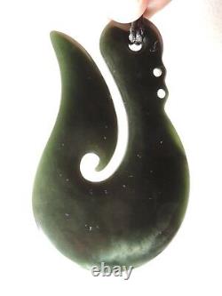 Arahura JADE New Zealand Greenstone Pounamu NEPHRITE Dean's UNIQUE MANAIA HOOK