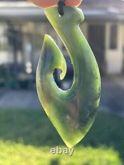 Arahura JADE New Zealand Maori Greenstone Pounamu NEPHRITE Maori Hei Matau HOOK