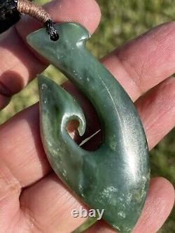 Arahura JADE New Zealand Maori Greenstone Pounamu NEPHRITE Maori Hei Matau HOOK