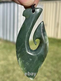 Arahura JADE New Zealand Maori Greenstone Pounamu NEPHRITE Maori Hei Matau HOOK