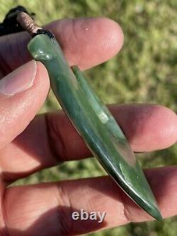 Arahura JADE New Zealand Maori Greenstone Pounamu NEPHRITE Maori Hei Matau HOOK